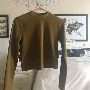F21 Long Sleeve Crop Size M